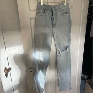 Abercrombie & Fitch 90’s straight ultra high rise jeans